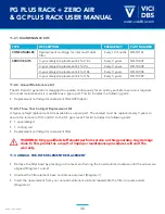 Preview for 40 page of VICI DBS DB-FH-1800 Zero Air User Manual