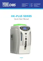 VICI DBS HK PLUS Series Quick Start Manual preview