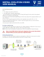 Предварительный просмотр 14 страницы VICI DBS MISTRAL EVOLUTION HYBRID User Manual