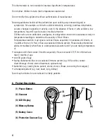 Preview for 6 page of Vick V977-LA Use And Care Manual