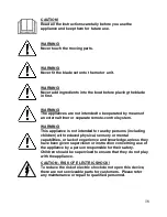 Preview for 4 page of Vicko HFP-501 Instruction Manual