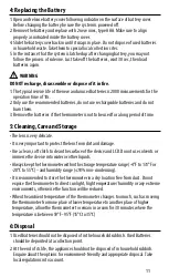 Preview for 13 page of Vicks A005127R2 Owner'S Manual