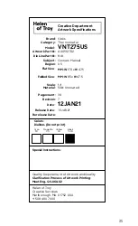 Предварительный просмотр 37 страницы Vicks A005127R2 Owner'S Manual