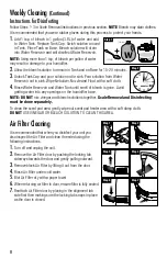 Preview for 8 page of Vicks CoolRelief VUL600 Series Use And Care Manual