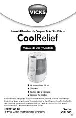 Preview for 21 page of Vicks CoolRelief VUL600 Series Use And Care Manual