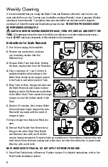 Preview for 8 page of Vicks EasyCare+ Top Fill Use And Care Manual