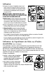 Предварительный просмотр 18 страницы Vicks EasyCare+ Top Fill Use And Care Manual