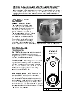 Preview for 4 page of Vicks Germ-Free V790 Instructions Manual