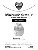 Предварительный просмотр 11 страницы Vicks MiniFilterFree VUL520 Use And Care Manual