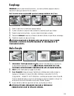 Preview for 15 page of Vicks MiniFilterFree VUL520 Use And Care Manual