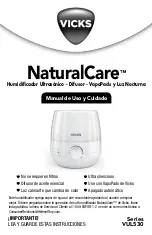 Preview for 22 page of Vicks NaturalCare VUL530 Series Use And Care Manual