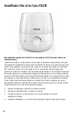 Preview for 24 page of Vicks NaturalCare VUL530 Series Use And Care Manual