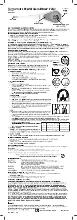 Preview for 2 page of Vicks SpeedRead V912US Instructions