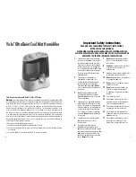 Preview for 2 page of Vicks UltraQuiet V5100NS Use And Care Manual