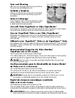 Preview for 3 page of Vicks V1300N Use And Care Manual