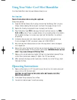 Preview for 4 page of Vicks V3500-N - Vicks . Cool Mist Humidifier Use And Care Manual