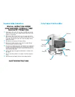 Preview for 2 page of Vicks V3500 Use And Care Manual