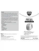 Preview for 13 page of Vicks VEV320 Series Use And Care Manual