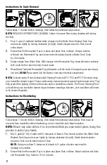 Preview for 8 page of Vicks VEV400 Series Use And Care Manual