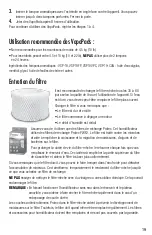 Preview for 19 page of Vicks VEV400 Series Use And Care Manual