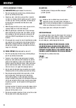 Preview for 38 page of Vicks VH5000E User Instructions