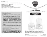 Предварительный просмотр 6 страницы Vicks VUL525 Series Use And Care Manual