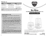 Preview for 11 page of Vicks VUL525 Series Use And Care Manual