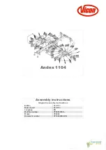 Preview for 1 page of Vicon Andex 1104 Assembly Instructions Manual