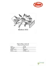 Vicon Andex 353 Operating Manual preview