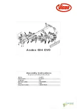 Preview for 1 page of Vicon Andex 694 EVO Assembly Instructions Manual