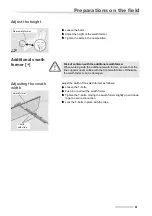 Предварительный просмотр 61 страницы Vicon Andex 714 T Evo Operating Manual