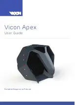 Vicon Apex User Manual preview