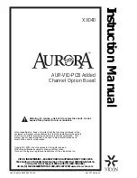 Vicon AurorA2000 Instruction Manual preview