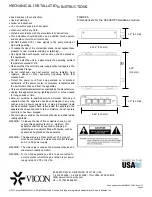 Preview for 4 page of Vicon CE-4US1TPC Installation And Operation Manual