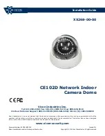 Vicon CE102D Installation Manual preview