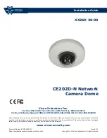 Preview for 1 page of Vicon CE202D-N Installation Manual