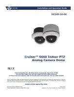 Preview for 1 page of Vicon Cruiser S660 Installation And Operation Manual