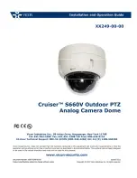 Vicon CRUISER S660V Installation And Operation Manual предпросмотр