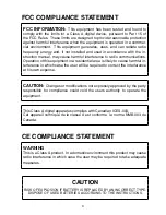 Предварительный просмотр 3 страницы Vicon Cruiser SN663V-A Installation And Operation Manual