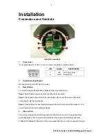 Preview for 8 page of Vicon I-ONYX MP-955IR Installation And Operation Manual