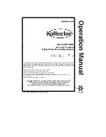 Vicon KOL-3000 Operation Manual preview