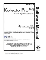 Vicon KOLLECTOR PRO XG **128-33-00 Software Manual preview