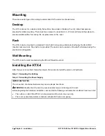 Preview for 14 page of Vicon KTX-4 Installation & Operation Manual