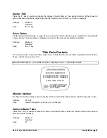 Preview for 70 page of Vicon NOVA V1466A Programming Manual