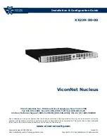 Vicon Nucleus VNUC-PCV8 Installation &  Configuration Manual preview