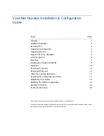 Preview for 2 page of Vicon Nucleus VNUC-PCV8 Installation &  Configuration Manual