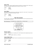 Preview for 69 page of Vicon Pilot Select V1566 Programming Manual