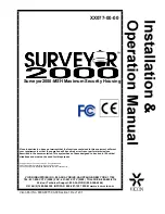 Предварительный просмотр 1 страницы Vicon Surveyor 2000-MSH Installation & Operation Manual