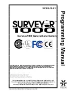 Vicon Surveyor 2000 Programming Manual предпросмотр