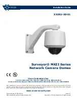 Предварительный просмотр 1 страницы Vicon Surveyor MKII Series XX282-00-01 Installation Manual